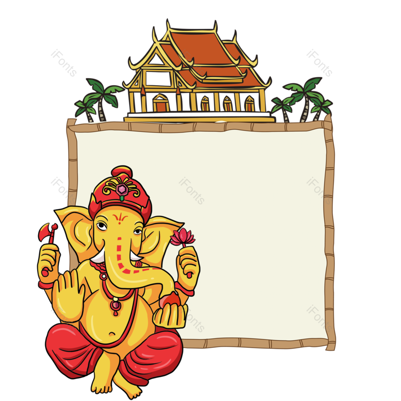 泰国图片,大象元素,旅游PNG,免抠素材